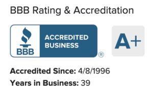 Charter Vans is an accredited Better Business Bureau Member with an A+ rating
